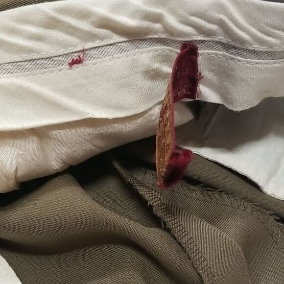 JB Britches Pants Men's 36x30 Nordstrom 100% Pure Virgin Wool Vintage Tan Preppy - Picture 8 of 10